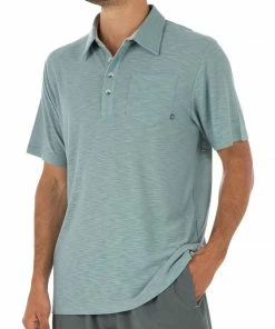 Free Fly Men's Bamboo Slub Polo