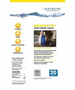 Katadyn Micropur MP1 Purification Tablets (Package Of 20)