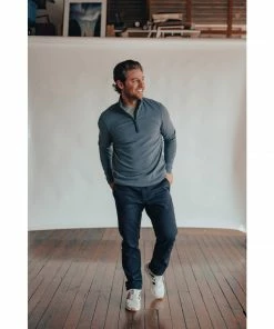 The Normal Brand Men's Puremeso Quarter Zip Pullover