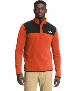 The North Face Men's TKA Glacier Snap-Neck Pullover