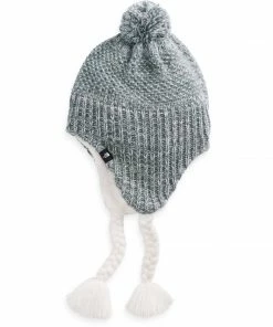 The North Face Kids Girls' Purrl Stitch Earflap Beanie 8 The North Face Kids Girls' Purrl Stitch Earflap Beanie