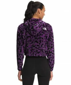 The North Face Women's Printed Osito 1/4 Zip Hoodie