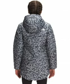 The North Face Girls' Printed Reversible Mossbud Swirl Parka