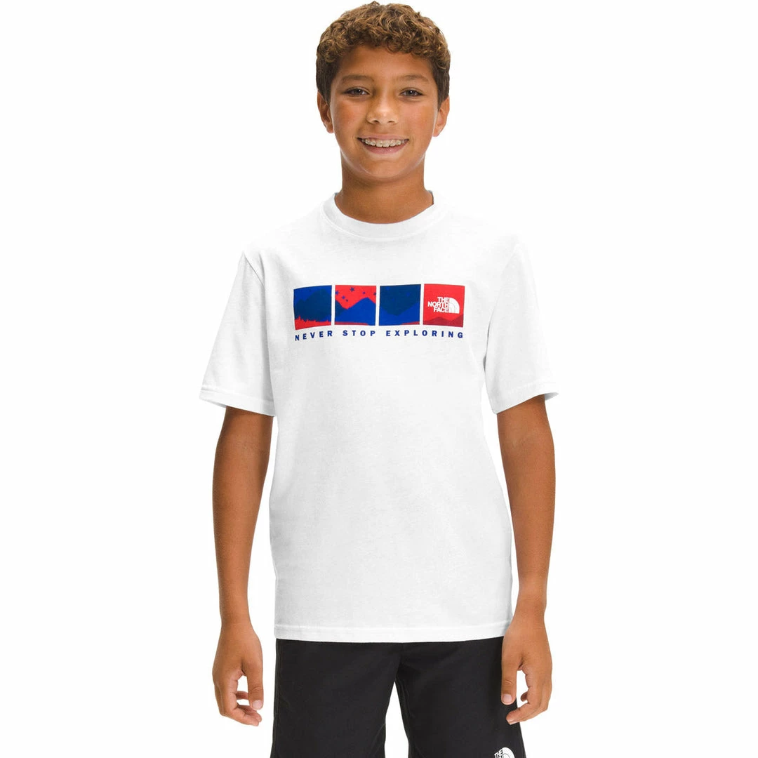 The North Face Boys' Short Sleeve Graphic Tee Kids 12 The North Face Boys' Short Sleeve Graphic Tee Kids