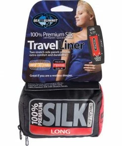 Sea To Summit Camp & Hike Premium Silk Travel Liner - Mummy With Hood