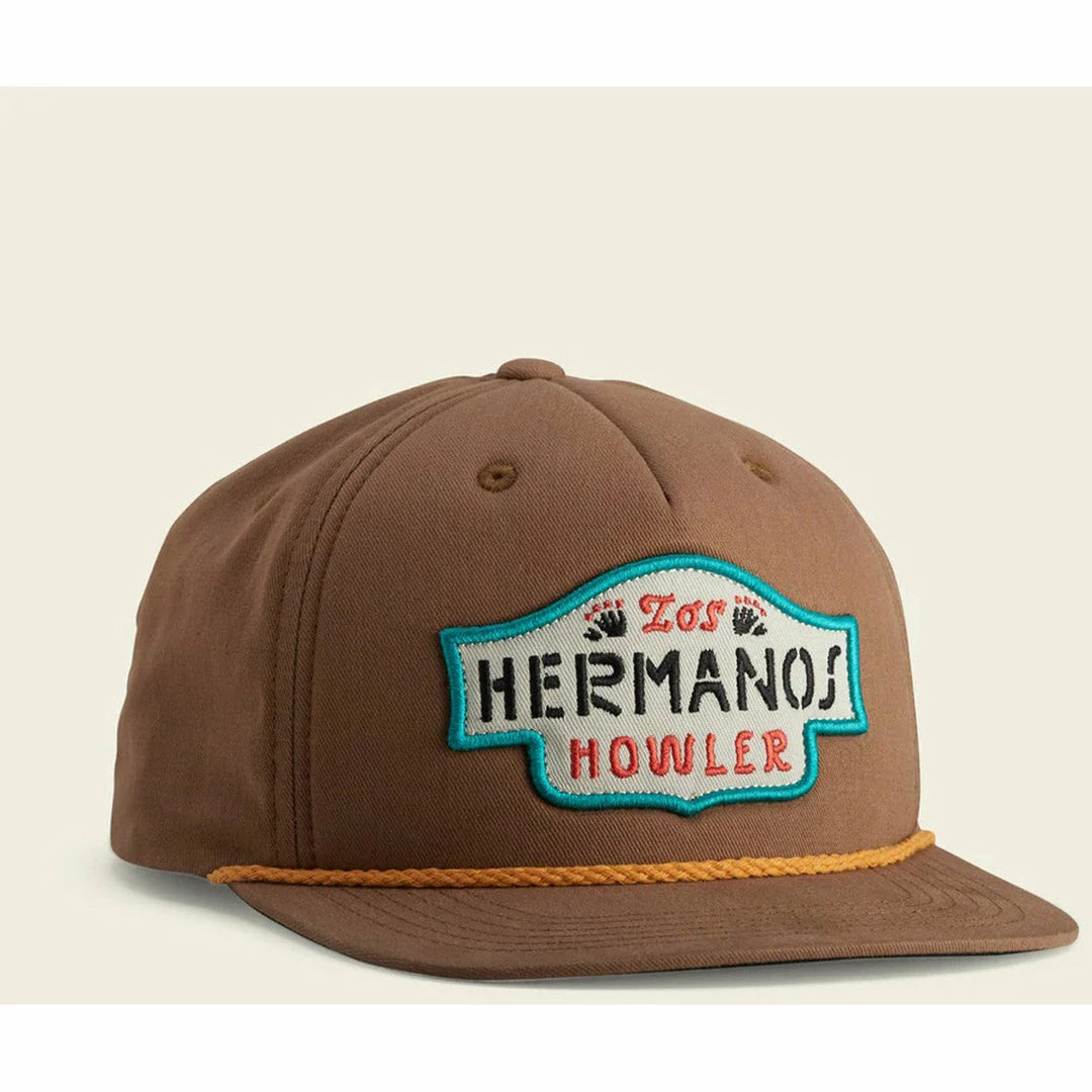 HOWLER BROTHERS Los Hermanos Badge Snapback 3 HOWLER BROTHERS Los Hermanos Badge Snapback