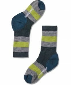 Smartwool Kids' Hike Medium Striped Crew Socks