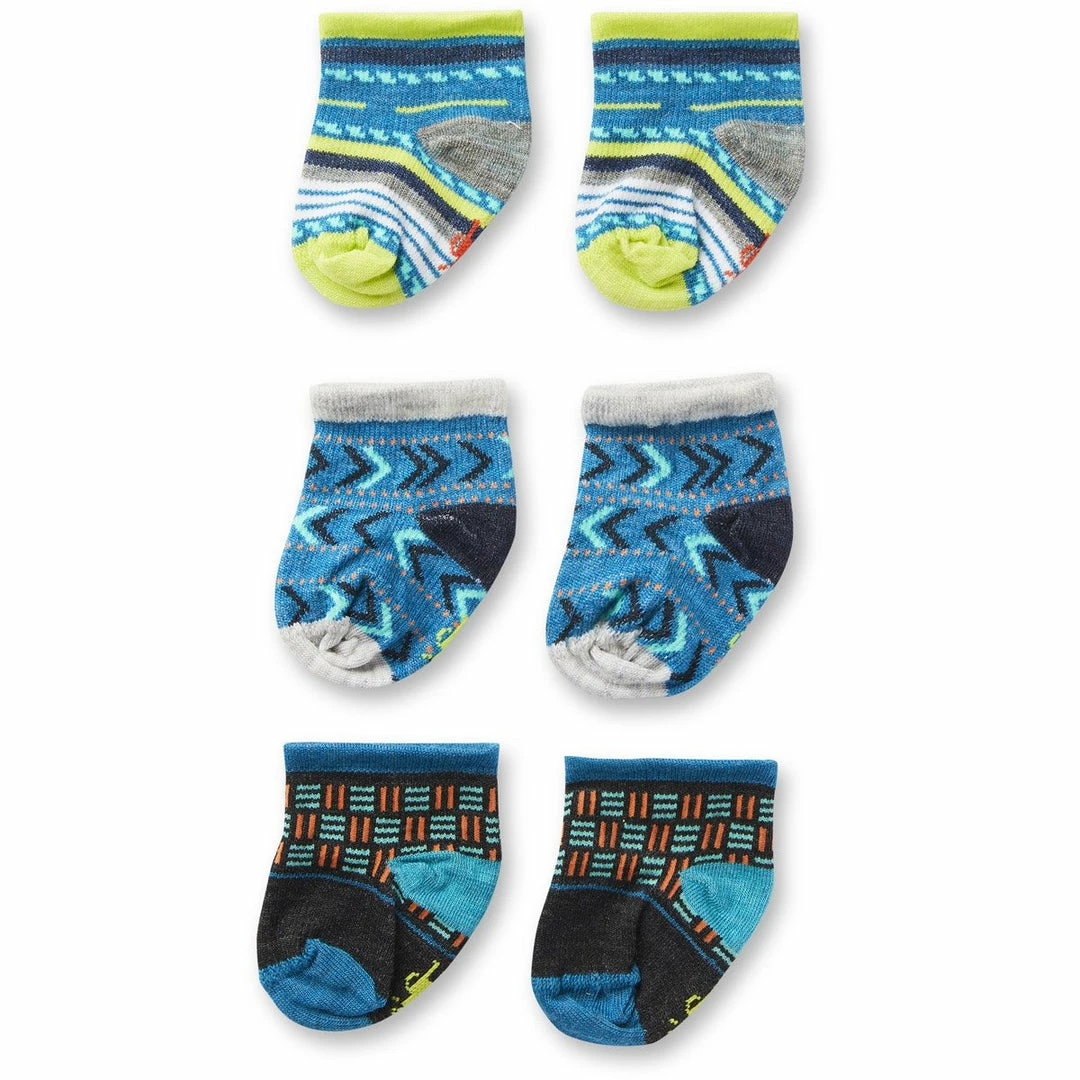 Smartwool Kids Baby Bootie Batch Socks Trio Gift Box 3 Smartwool Kids Baby Bootie Batch Socks Trio Gift Box