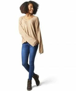 Smartwool Women's Shadow Pine Cable V-Neck Sweater - Clearance
