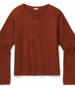 Smartwool Women's Shadow Pine Cable V-Neck Sweater - Clearance 14 Smartwool Women's Shadow Pine Cable V-Neck Sweater - Clearance
