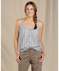 Toad&Co Women's Airbrush Button Tank - Clearance