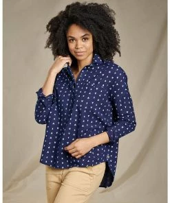 Toad&Co Women's Indigo Wells Long Sleeve Popover - Clearance
