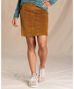 Toad&Co Women's Cruiser Cord Skirt - Clearance