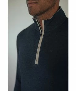 The Normal Brand Men's Puremeso Quarter Zip Pullover