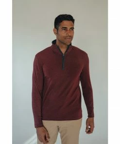 The Normal Brand Men's Puremeso Quarter Zip Pullover