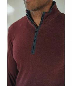 The Normal Brand Men's Puremeso Quarter Zip Pullover