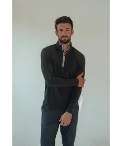 The Normal Brand Men's Puremeso Quarter Zip Pullover