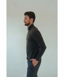The Normal Brand Men's Puremeso Quarter Zip Pullover