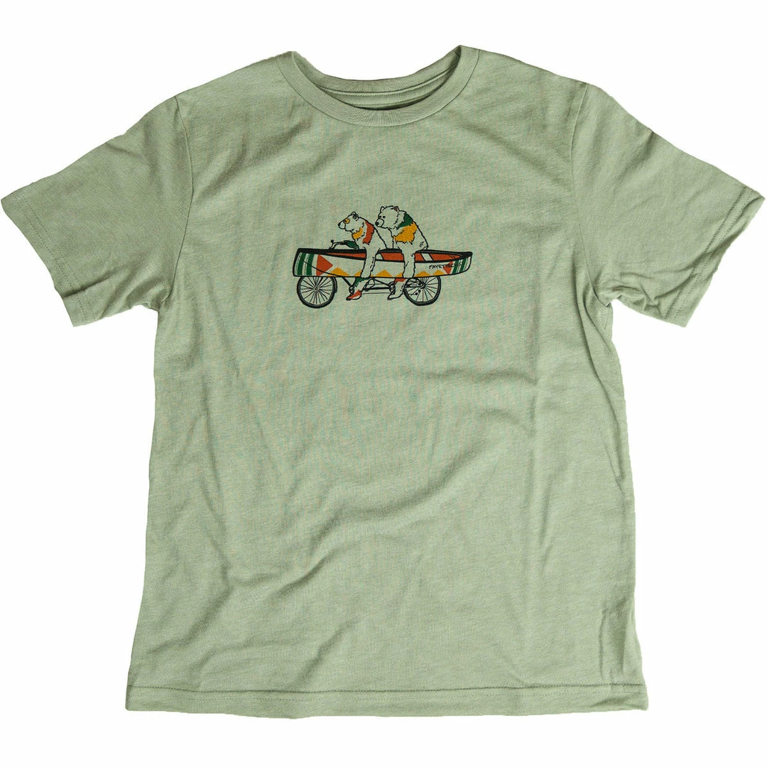 Fayettechill Kids' Tandem Bears Short Sleeve Tee 3 Fayettechill Kids' Tandem Bears Short Sleeve Tee