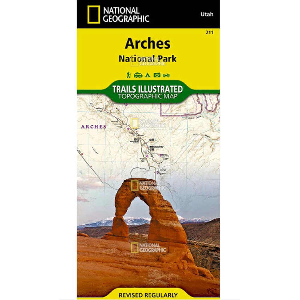 National Geographic Maps Camp & Hike Trails Illustrated Map: Arches National Park 3 National Geographic Maps Camp & Hike Trails Illustrated Map: Arches National Park