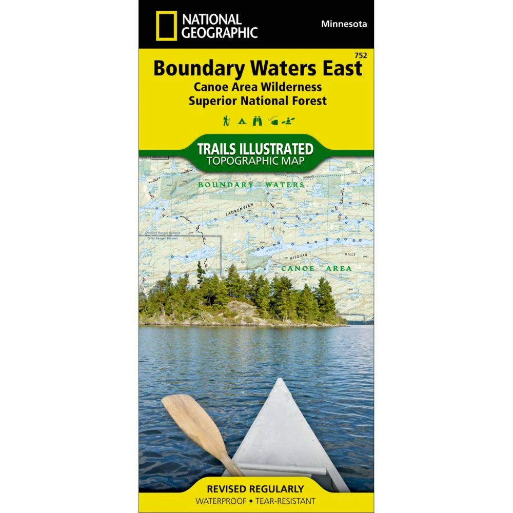 National Geographic Maps Camp & Hike Trails Illustrated Map: Boundary Waters East 3 National Geographic Maps Camp & Hike Trails Illustrated Map: Boundary Waters East
