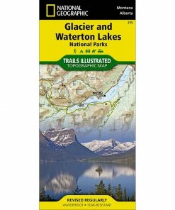 National Geographic Maps Trails Illustrated Map: Glacier & Waterton Lakes National Parks