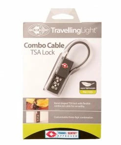 Sea To Summit Travelling Light TSA Travel Lock-Combination With Cable