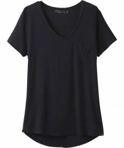 PrAna Women's Foundation Short Sleeve V-neck