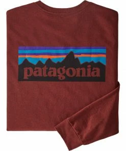 Patagonia Men's Long-Sleeved P-6 Logo Responsibili-Tee