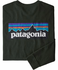 Patagonia Men's Long-Sleeved P-6 Logo Responsibili-Tee 25 Patagonia Men's Long-Sleeved P-6 Logo Responsibili-Tee