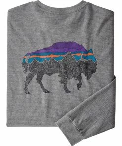 Patagonia Men's Long-Sleeved Back For Good Responsibili-Tee