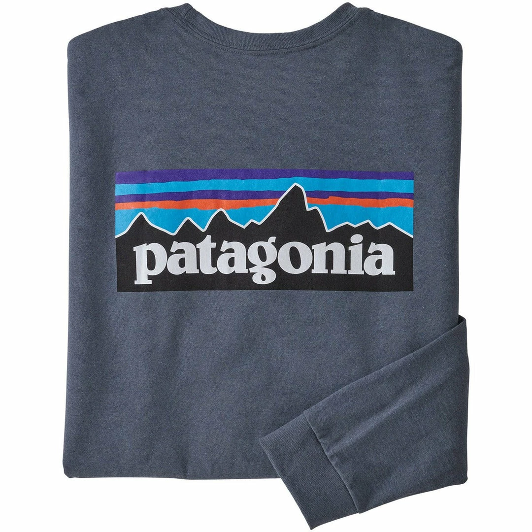 Patagonia Men's Long-Sleeved P-6 Logo Responsibili-Tee 12 Patagonia Men's Long-Sleeved P-6 Logo Responsibili-Tee