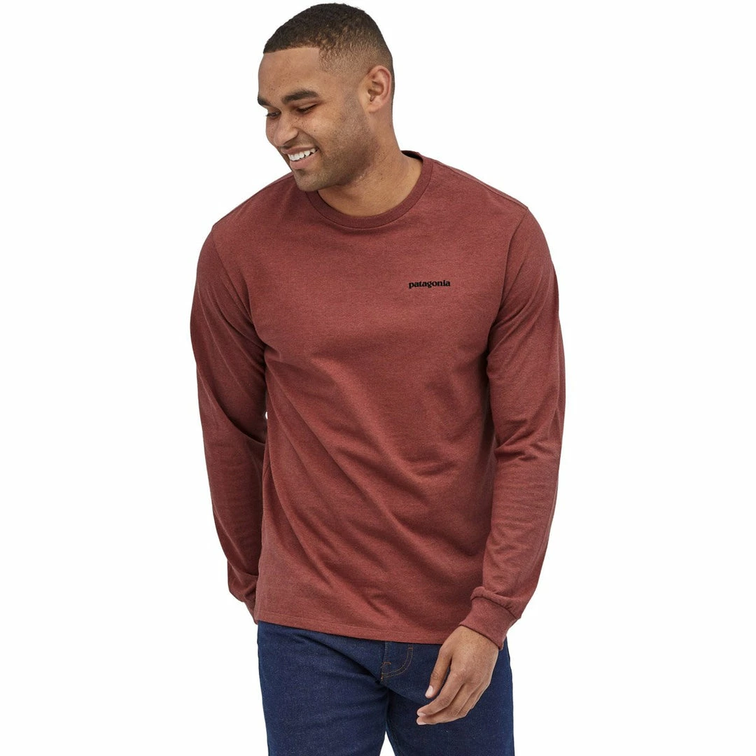 Patagonia Men's Long-Sleeved P-6 Logo Responsibili-Tee 16 Patagonia Men's Long-Sleeved P-6 Logo Responsibili-Tee