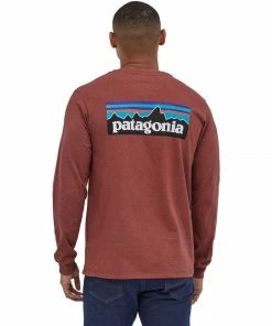 Patagonia Men's Long-Sleeved P-6 Logo Responsibili-Tee 34 Patagonia Men's Long-Sleeved P-6 Logo Responsibili-Tee