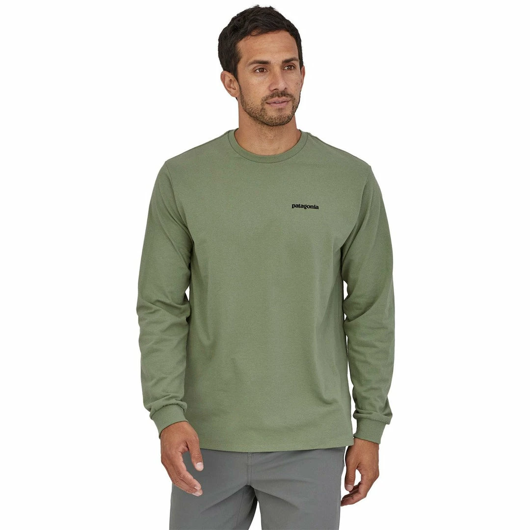Patagonia Men's Long-Sleeved P-6 Logo Responsibili-Tee 19 Patagonia Men's Long-Sleeved P-6 Logo Responsibili-Tee