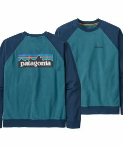 Patagonia Men's P-6 Logo Organic Crew Sweatshirt - Clearance