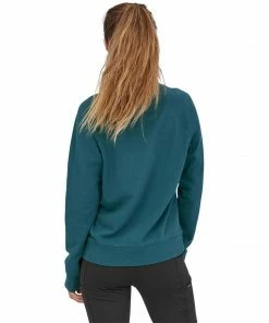 Patagonia Women's P-6 Label Organic Crew Sweatshirt 16 Patagonia Women's P-6 Label Organic Crew Sweatshirt