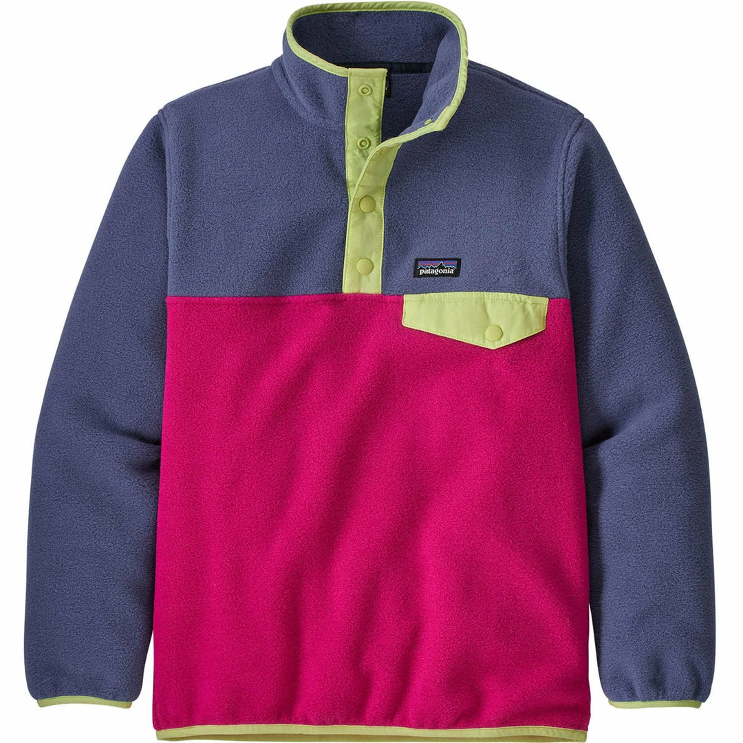 Patagonia Girls' Lightweight Synchilla Snap-T Pullover - Clearance Kids 4 Patagonia Girls' Lightweight Synchilla Snap-T Pullover - Clearance Kids