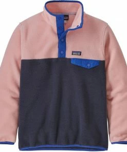 Patagonia Girls' Lightweight Synchilla Snap-T Pullover - Clearance Kids 7 Patagonia Girls' Lightweight Synchilla Snap-T Pullover - Clearance Kids