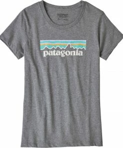 Patagonia Girls' Pastel P-6 Logo Organic T-Shirt Kids