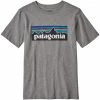 Patagonia Kids Boys' P-6 Logo Organic Cotton T-Shirt