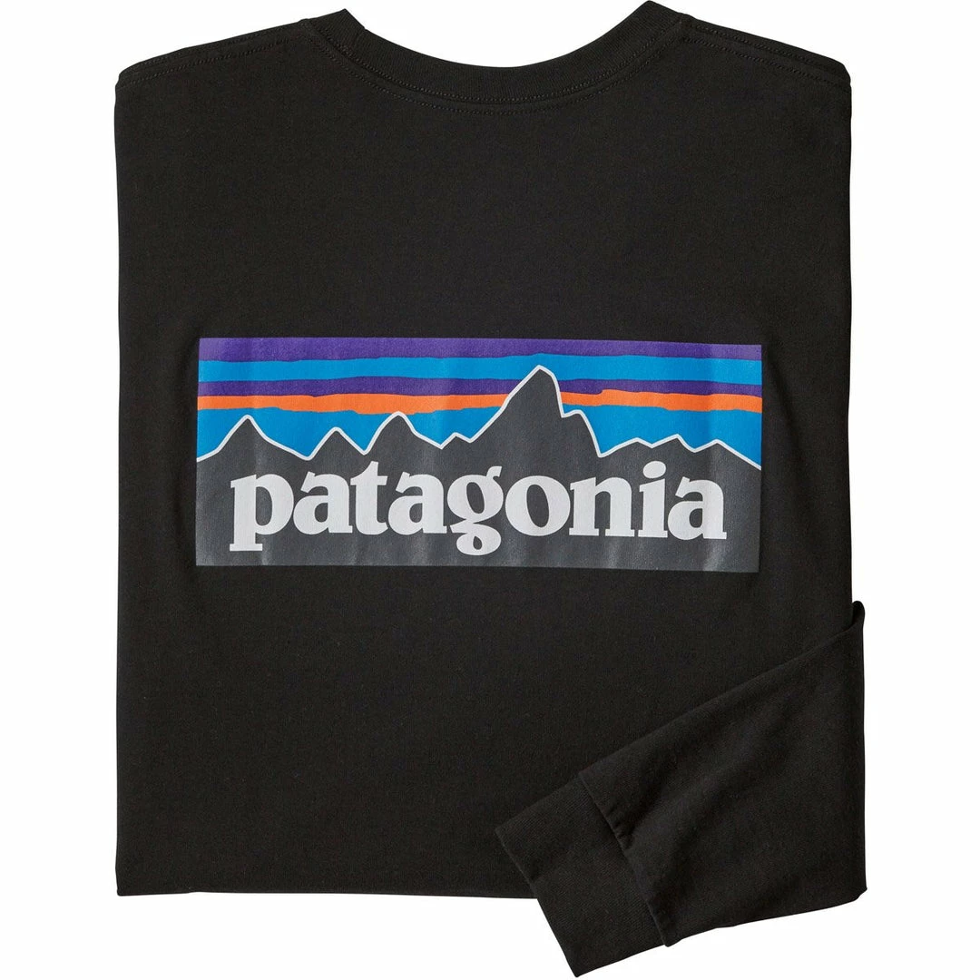 Patagonia Men's Long-Sleeved P-6 Logo Responsibili-Tee 6 Patagonia Men's Long-Sleeved P-6 Logo Responsibili-Tee