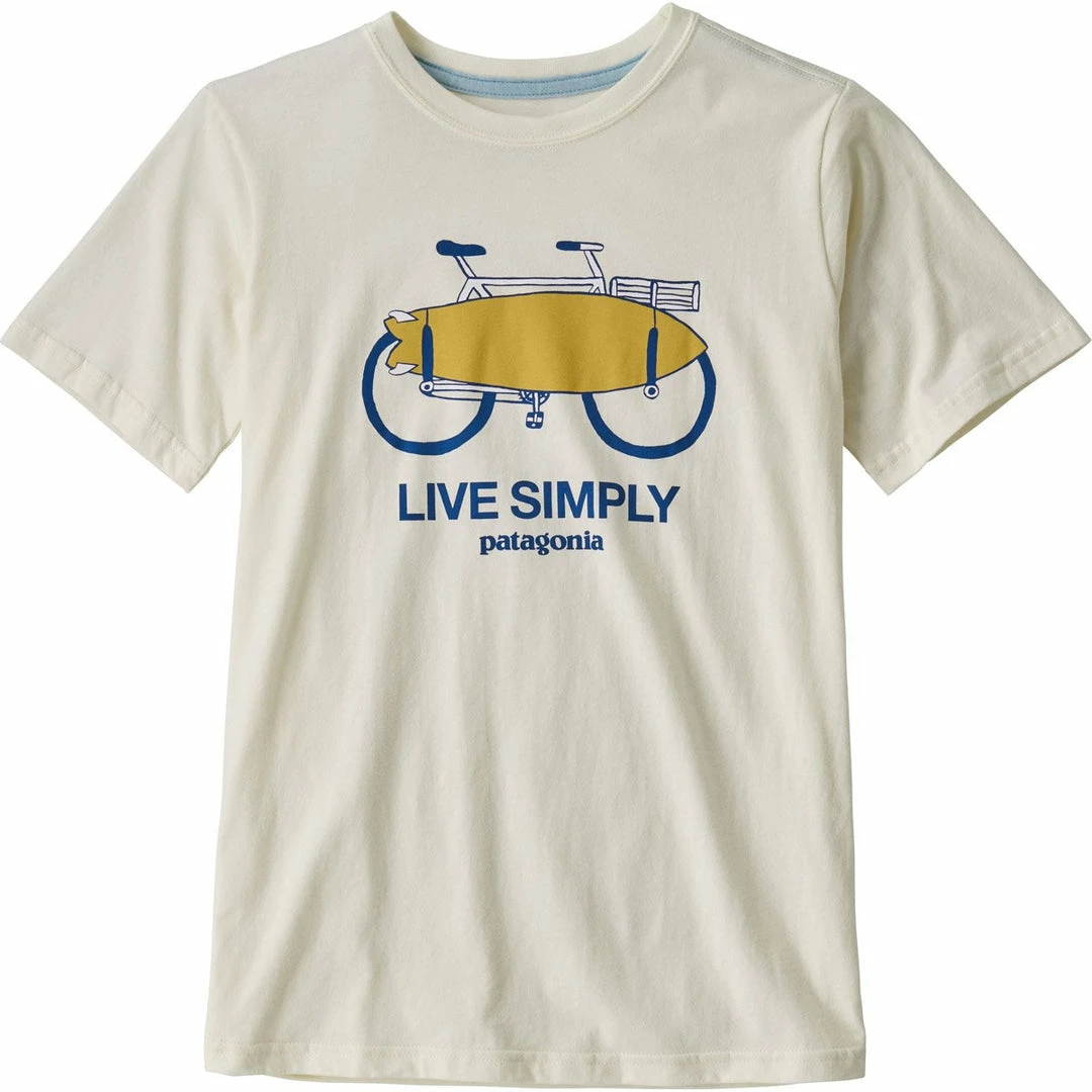 Patagonia Boys' Graphic Organic Cotton T-Shirt Kids 6 Patagonia Boys' Graphic Organic Cotton T-Shirt Kids