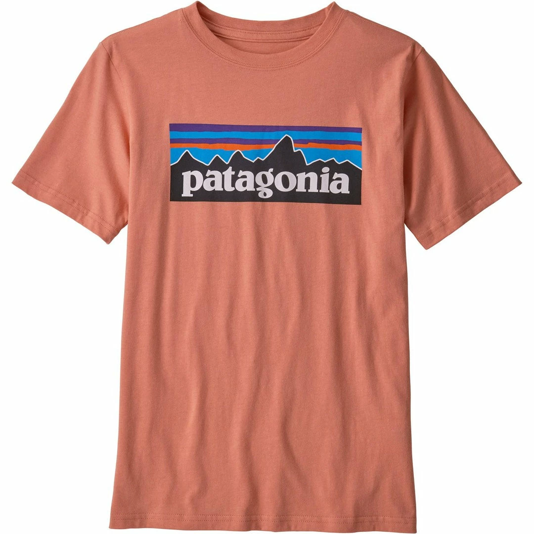 Patagonia Kids Boys' P-6 Logo Organic Cotton T-Shirt 5 Patagonia Kids Boys' P-6 Logo Organic Cotton T-Shirt