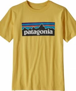 Patagonia Kids Boys' P-6 Logo Organic Cotton T-Shirt 11 Patagonia Kids Boys' P-6 Logo Organic Cotton T-Shirt