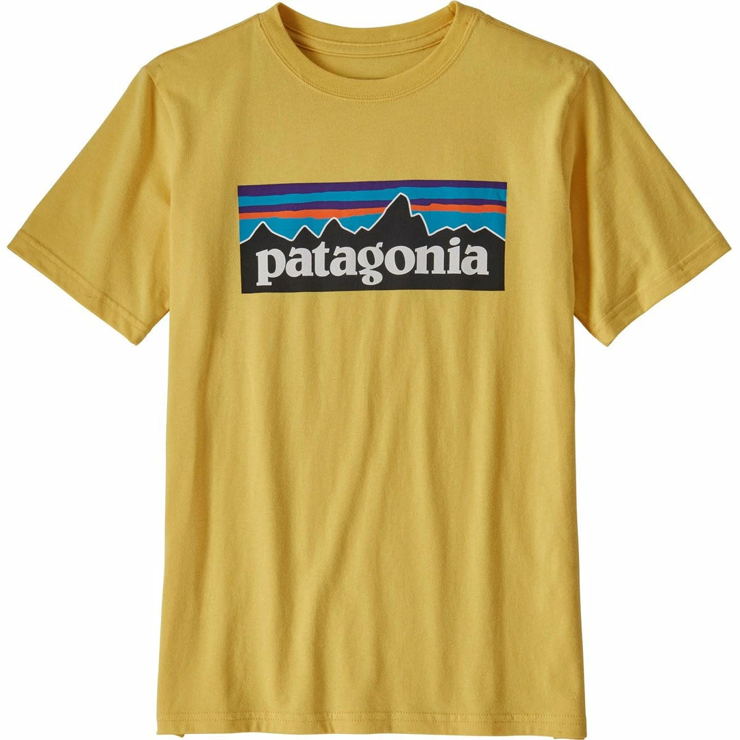 Patagonia Kids Boys' P-6 Logo Organic Cotton T-Shirt 7 Patagonia Kids Boys' P-6 Logo Organic Cotton T-Shirt