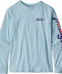 Patagonia Kids Boys' Long-Sleeved Graphic Organic T-Shirt