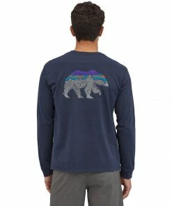 Patagonia Men's Long-Sleeved Back For Good Responsibili-Tee