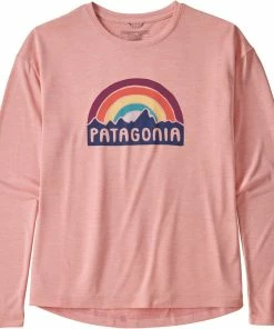 Patagonia Girls' Long-Sleeved Capilene Cool Daily T-Shirt - Clearance