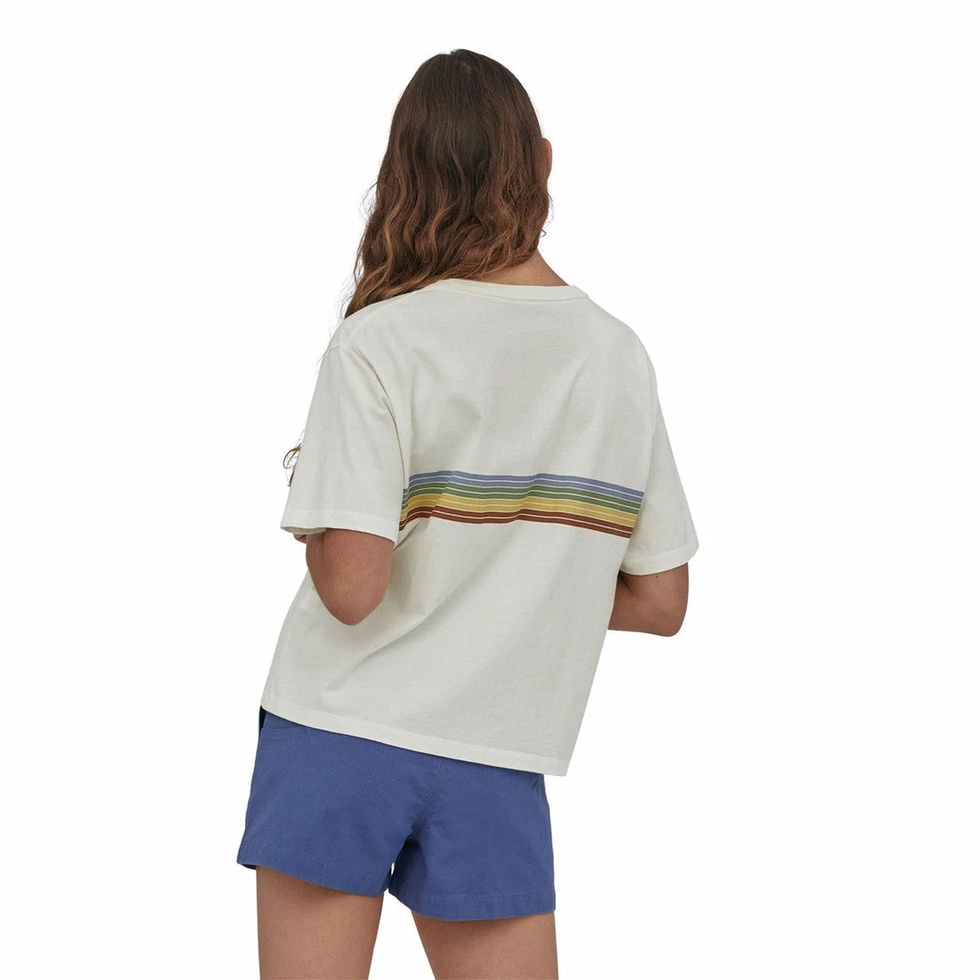 Patagonia Women's Ridge Rise Stripe Organic Easy Cut Tee 5 Patagonia Women's Ridge Rise Stripe Organic Easy Cut Tee
